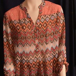 No Boundaries Aztec Print